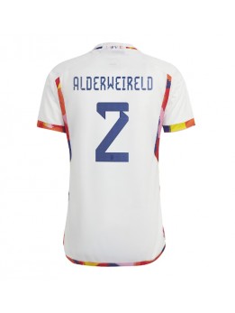 Belgien Toby Alderweireld #2 Replika Borta Kläder VM 2022 Kortärmad